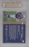 Peyton Manning from the 1998 Upper Deck SP Authentic set graded by Beckett and given an overall grade of 9.5.