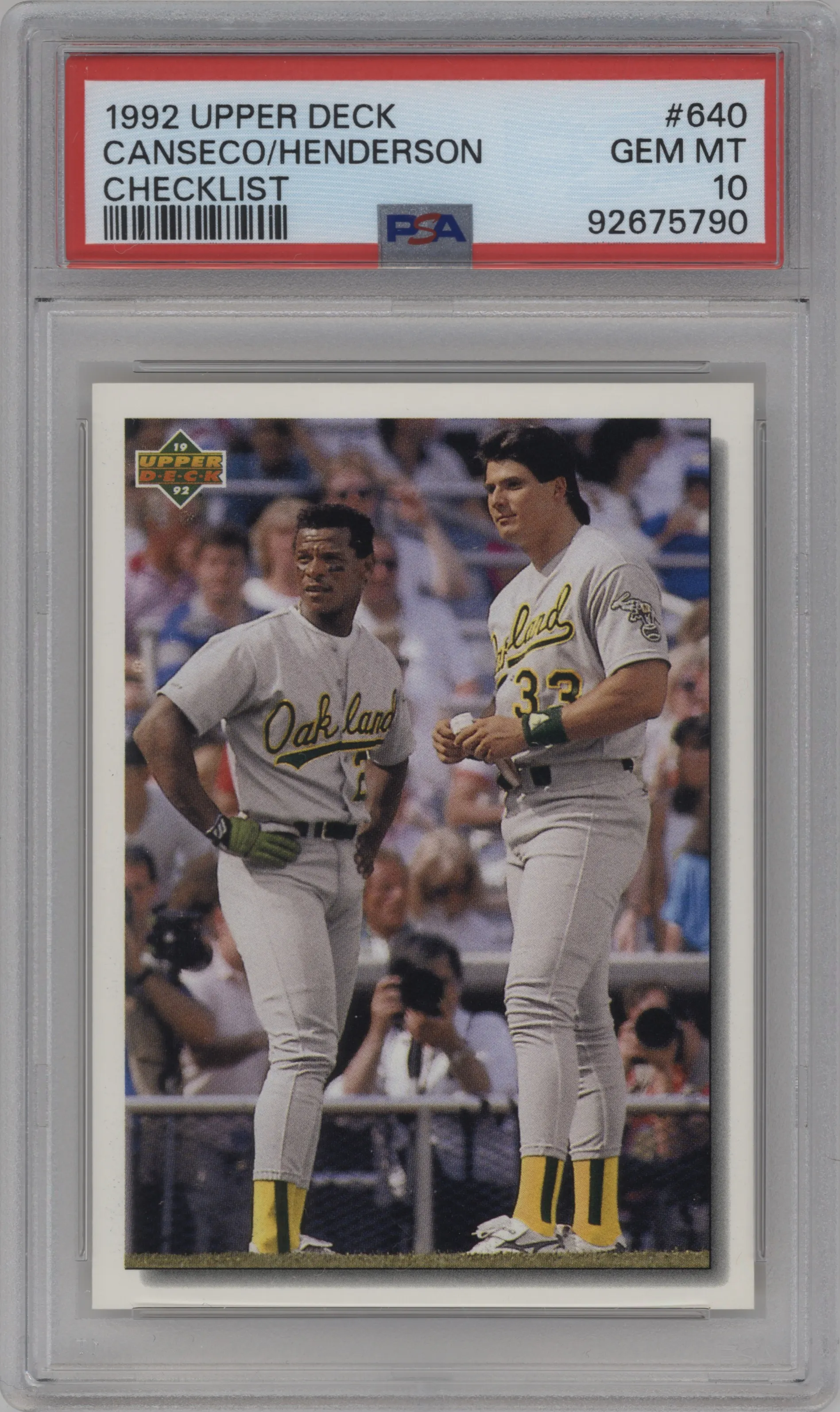 Rickey Henderson/Jose Canseco