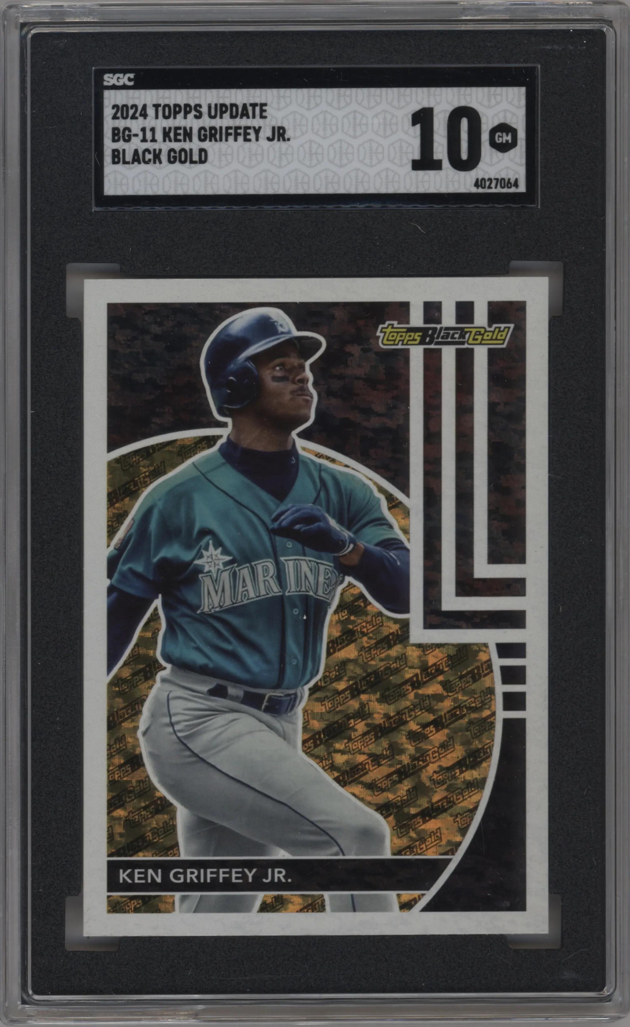 2024 Topps Update Topps Black Gold Ken Griffey Jr. #BG-11 SGC 10