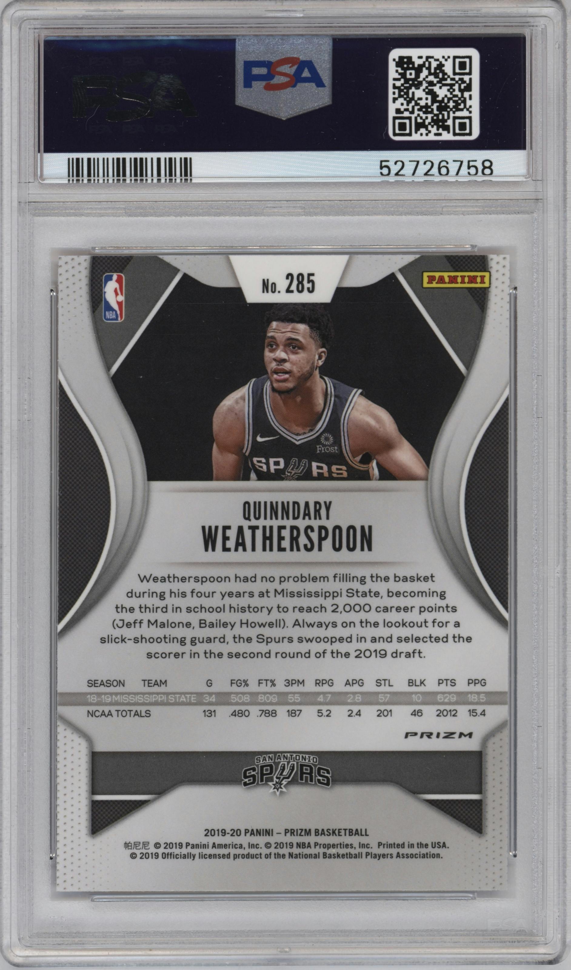 Quinndary Weatherspoon