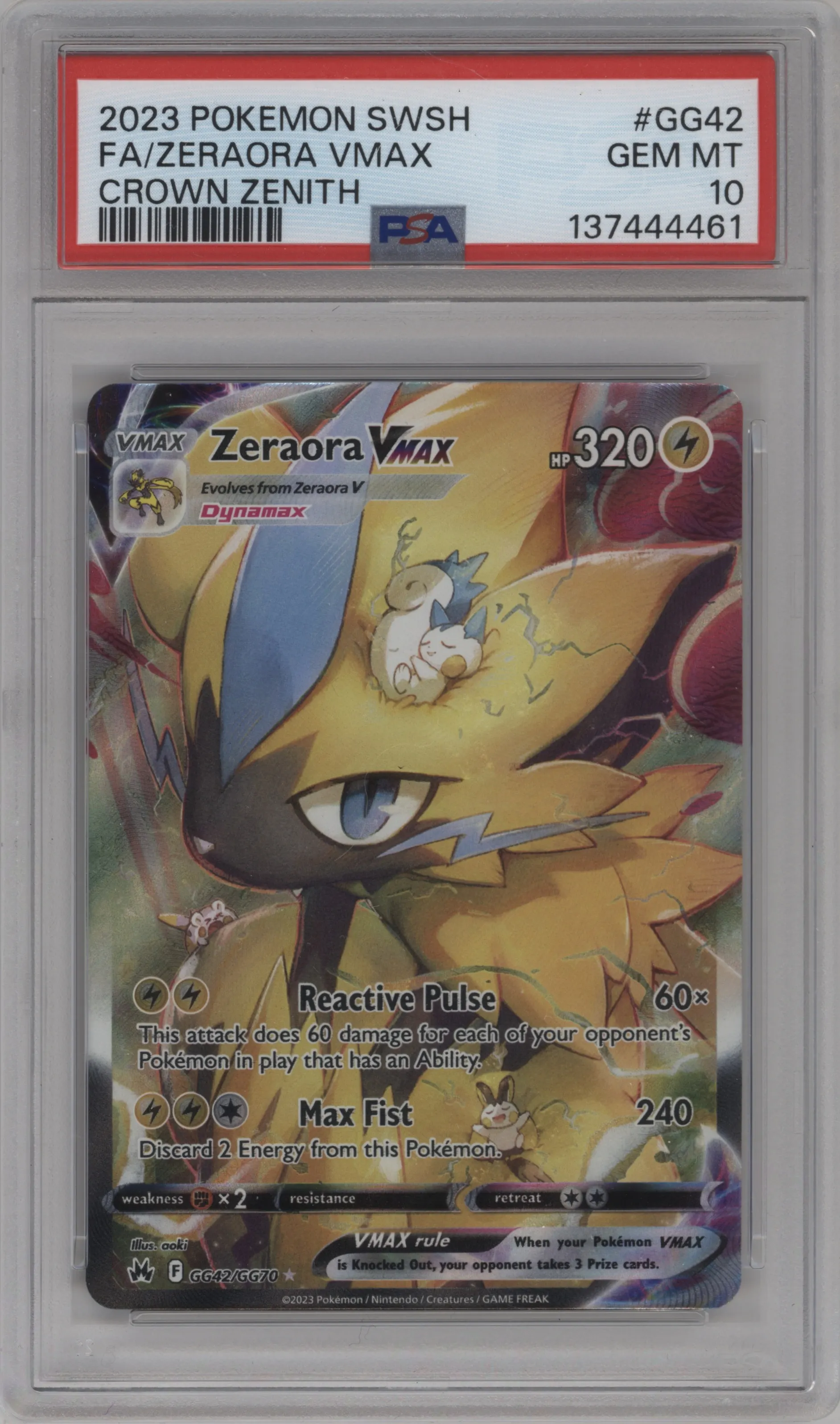 Zeraora Vmax