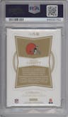 Myles Garrett from the 2018 Panini Flawless set graded by PSA and given an overall grade of 9.