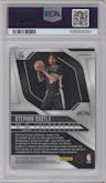 Stephon Castle from the 2024-25 Panini Prizm set featuring a Silver Prizm parallel graded by PSA and given an overall grade of 9.