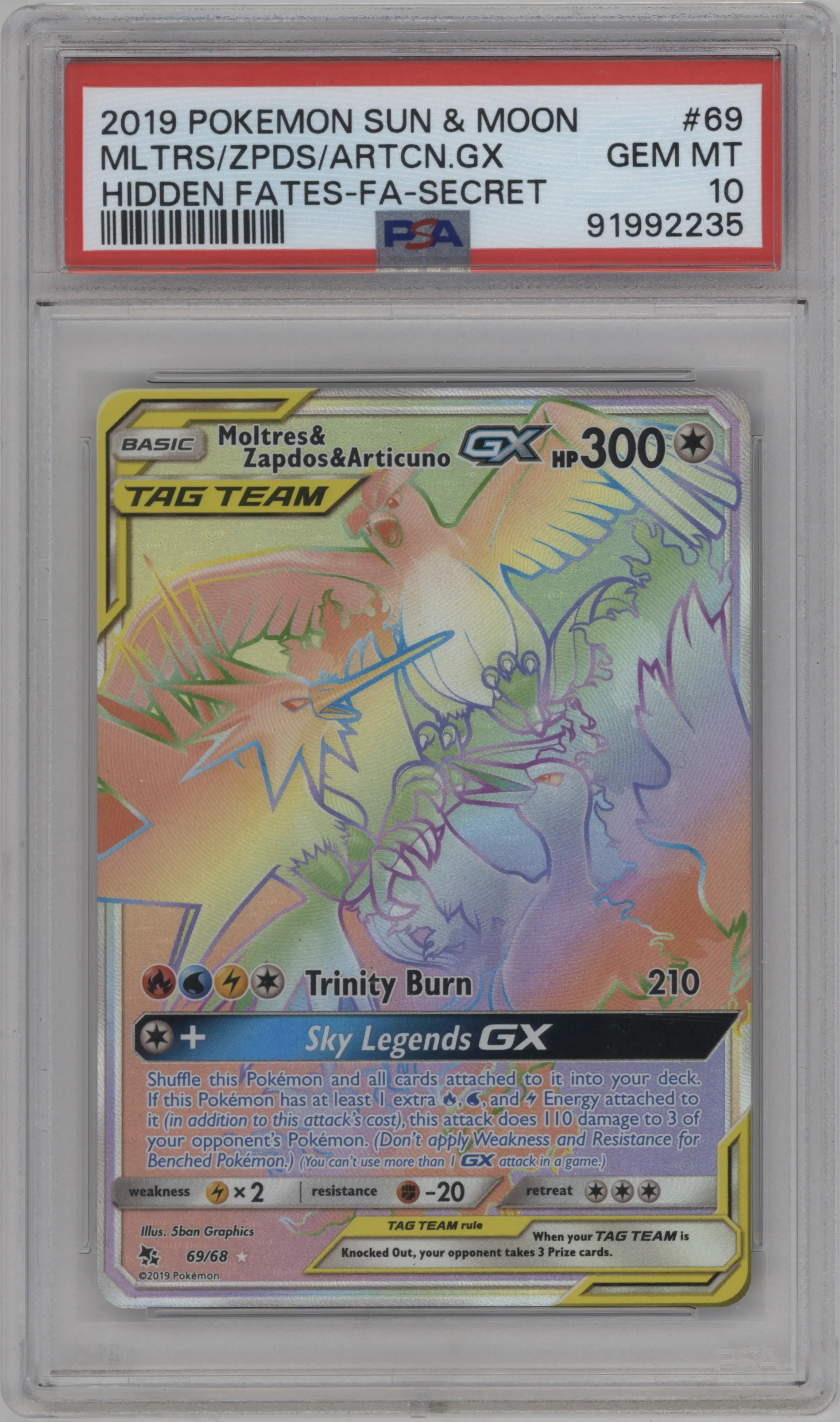 Moltres/Zapdos/Articuno GX