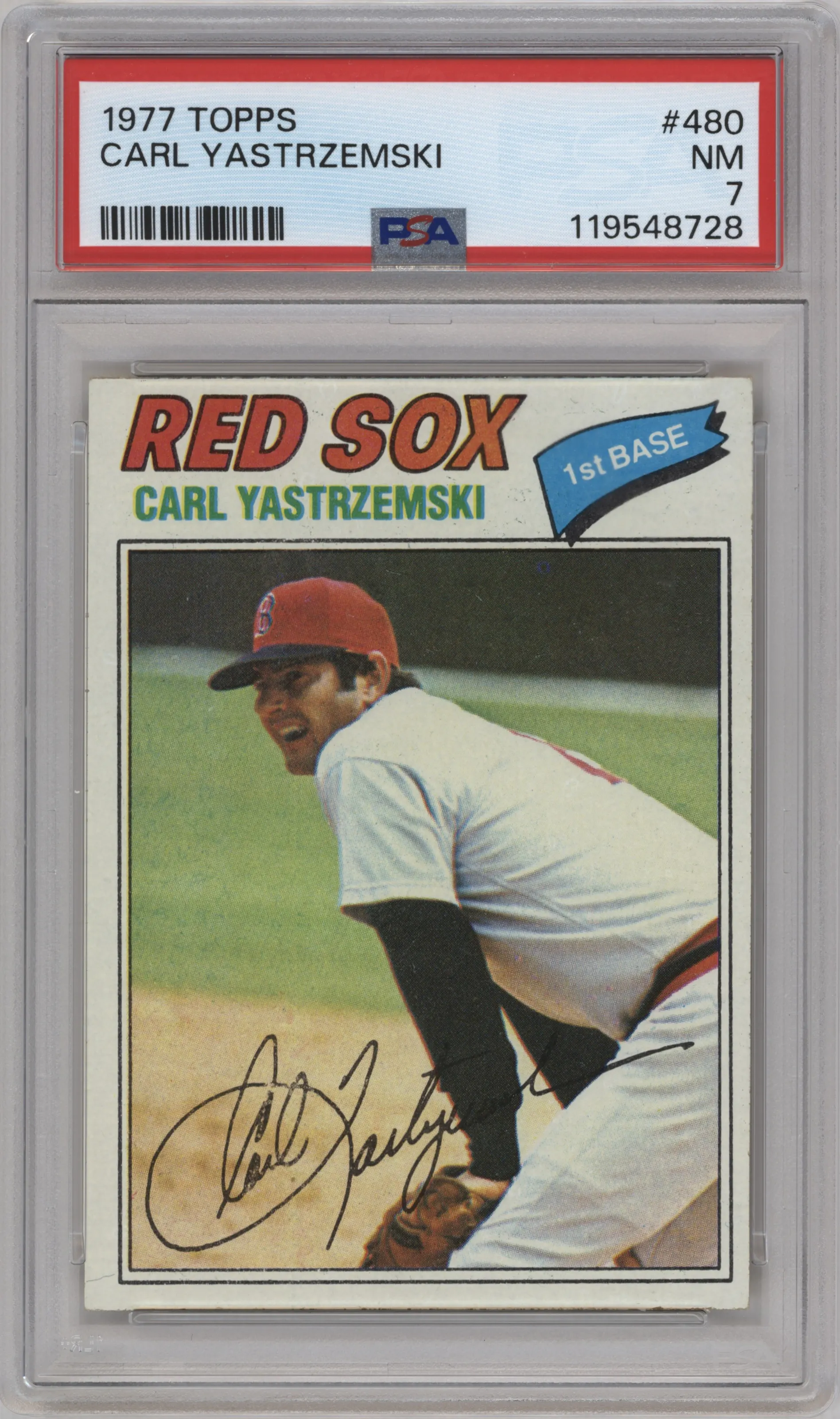 1977 Topps Carl Yastrzemski PSA 7