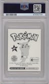 Misty from the 1999 Pokemon Merlin set graded by PSA and given an overall grade of 10.