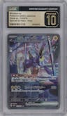 Miraidon EX from the 2023 Pokemon SV JPN set graded by CSG and given an overall grade of 10.