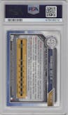 Fernando Tatis Jr. from the 2019 Bowman Mega Box set graded by PSA and given an overall grade of 10.
