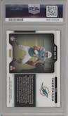 Tua Tagovailoa from the 2021 Panini Obsidian set graded by PSA and given an overall grade of 10.