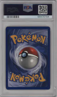 Muk from the 1999 Pokemon set graded by PSA and given an overall grade of 10.