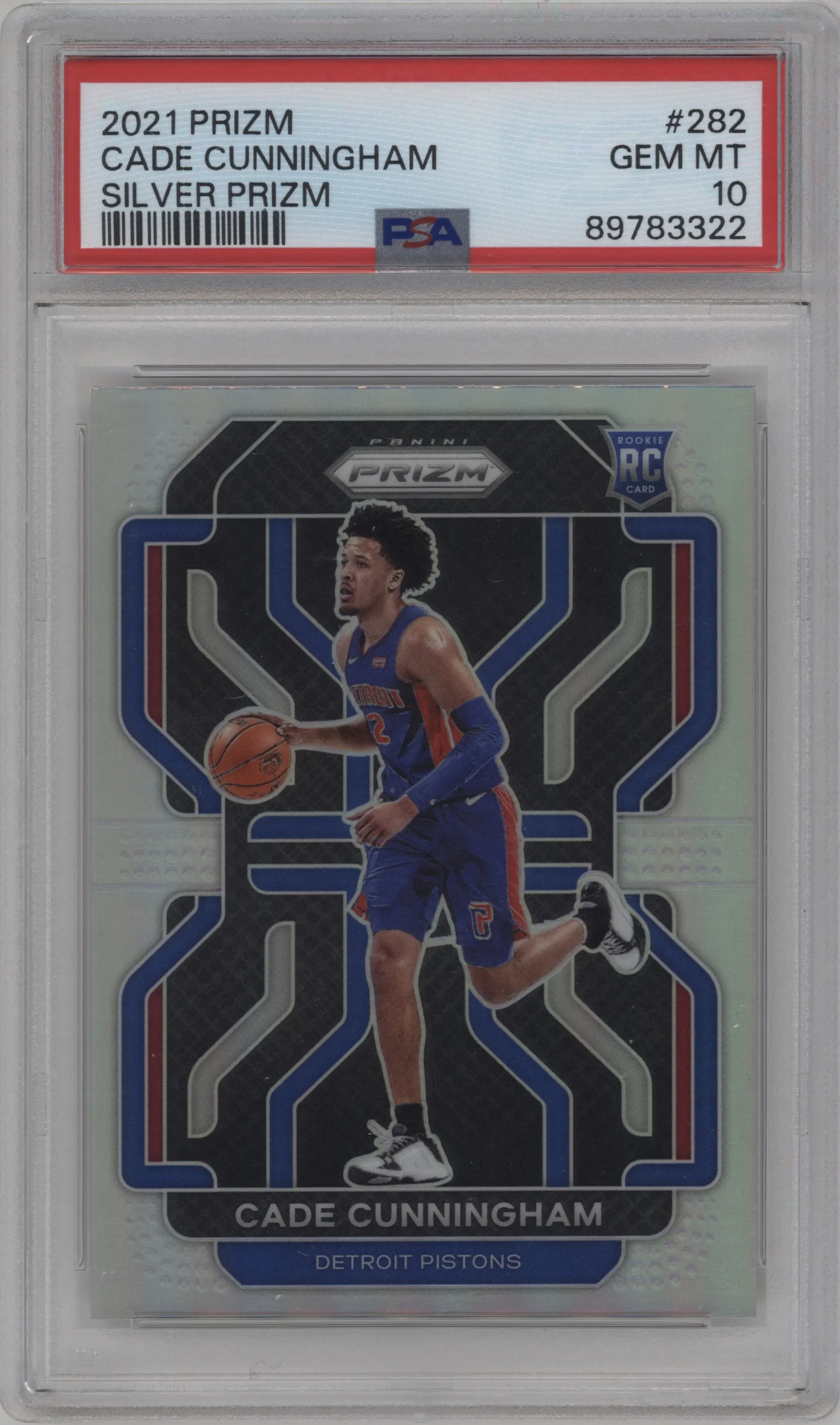 2021 Panini Prizm Cade Cunningham Silver Prizm PSA 10