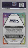 DK Metcalf from the 2024 Panini Mosaic set graded by PSA and given an overall grade of 10.