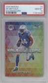 DK Metcalf from the 2024 Panini Mosaic set graded by PSA and given an overall grade of 10.