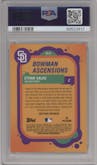 Ethan Salas from the 2024 Bowman Chrome set featuring a Gold Refractors parallel graded by PSA and given an overall grade of 10.