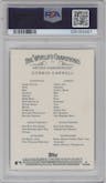 Corbin Carroll  from the 2023 Topps Allen & Ginter set graded by PSA and given an overall grade of 10.