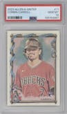 Corbin Carroll  from the 2023 Topps Allen & Ginter set graded by PSA and given an overall grade of 10.