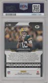 Jordan Love from the 2020 Panini Prizm set graded by PSA and given an overall grade of 9.