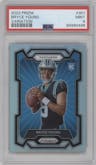 Bryce Young from the 2023 Panini Prizm set graded by PSA and given an overall grade of 9.