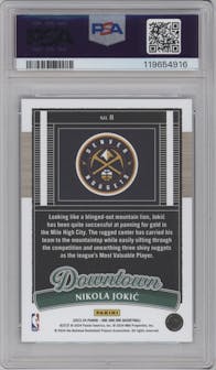 Nikola Jokic from the 2023-24 Panini One and One set graded by PSA and given an overall grade of 10.