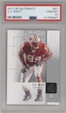 J.J. Watt from the 2011 SP Authentic set graded by PSA and given an overall grade of 10.
