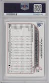 Max Scherzer from the 2022 Topps Opening Day set graded by PSA and given an overall grade of 9.