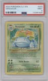 Venusaur from the 2023 Pokemon CLV set graded by PSA and given an overall grade of 9.