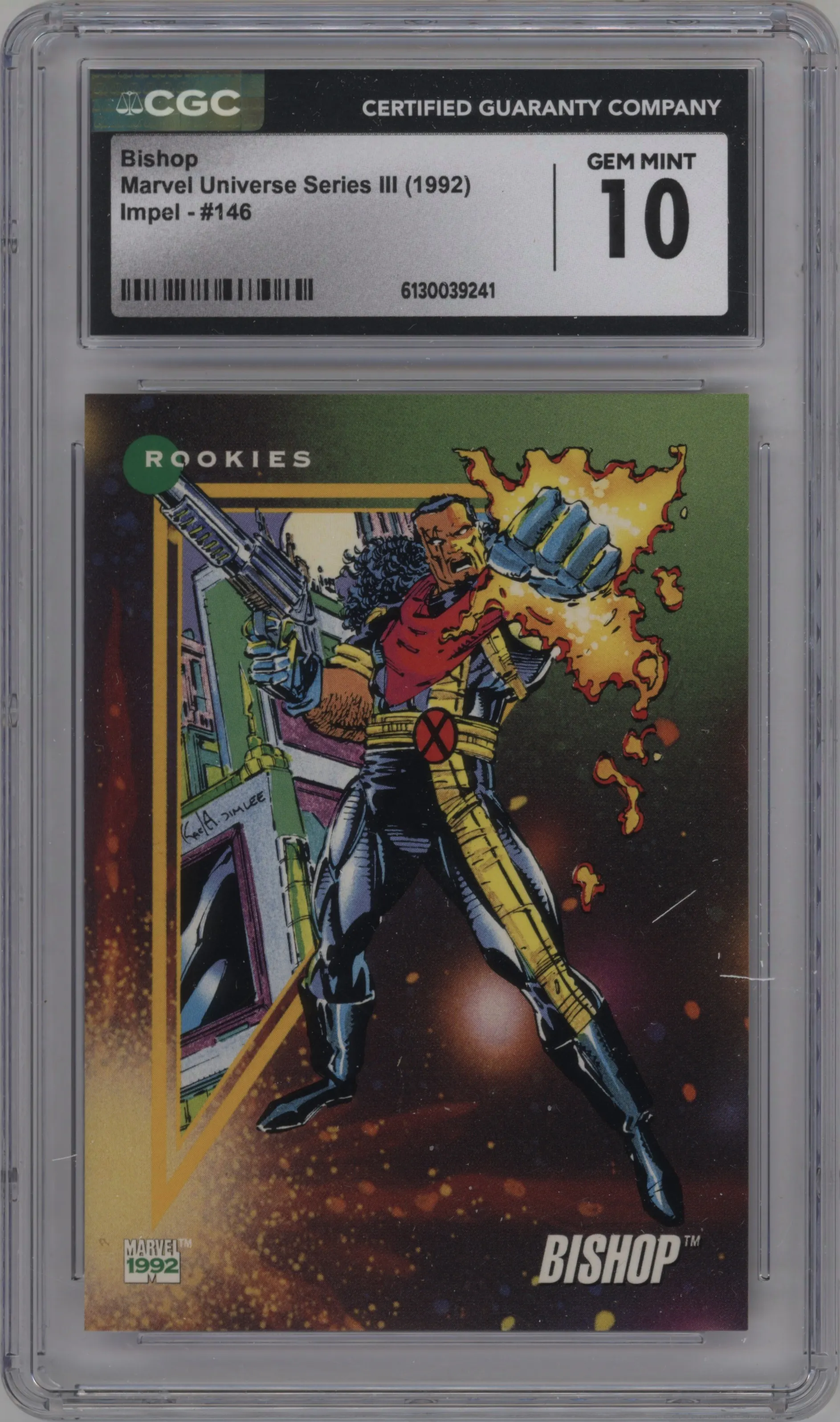 1992 Impel Marvel Universe Series 3 Bishop CGC 10