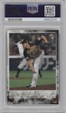 Shohei Ohtani from the 2017 BBM set graded by PSA and given an overall grade of 9.