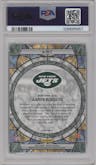  Aaron Rodgers from the 2023 Panini Mosaic set graded by PSA and given an overall grade of 10.