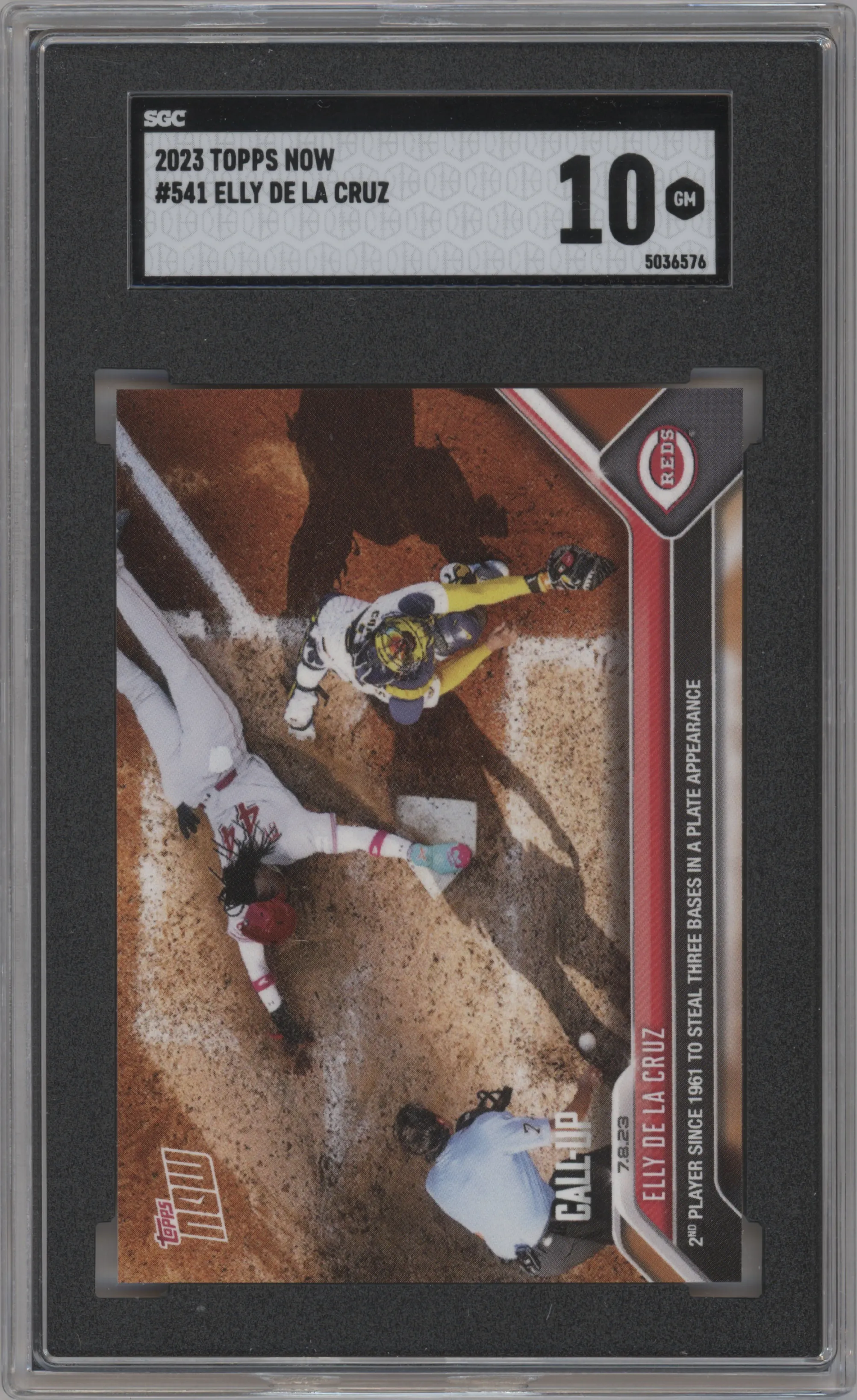 2023 Topps Now Elly De La Cruz SGC 10