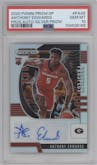 Anthony Edwards from the 2020-21 Panini Prizm Draft Picks set featuring a Silver Prizm parallel graded by PSA and given an overall grade of 10.