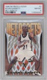 Kevin Garnett from the 1996-97 Skybox E-X2000 set graded by PSA and given an overall grade of 8.
