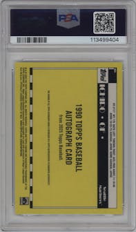 Ichiro from the 2025 Topps set featuring a Gold Refractor parallel graded by PSA and given an overall grade of 10.