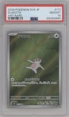 Slakoth from the 2024 Pokemon SV JPN set graded by PSA and given an overall grade of 10.