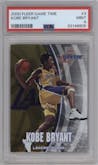 Kobe Bryant from the 2000-01 Fleer Game Time set graded by PSA and given an overall grade of 9.