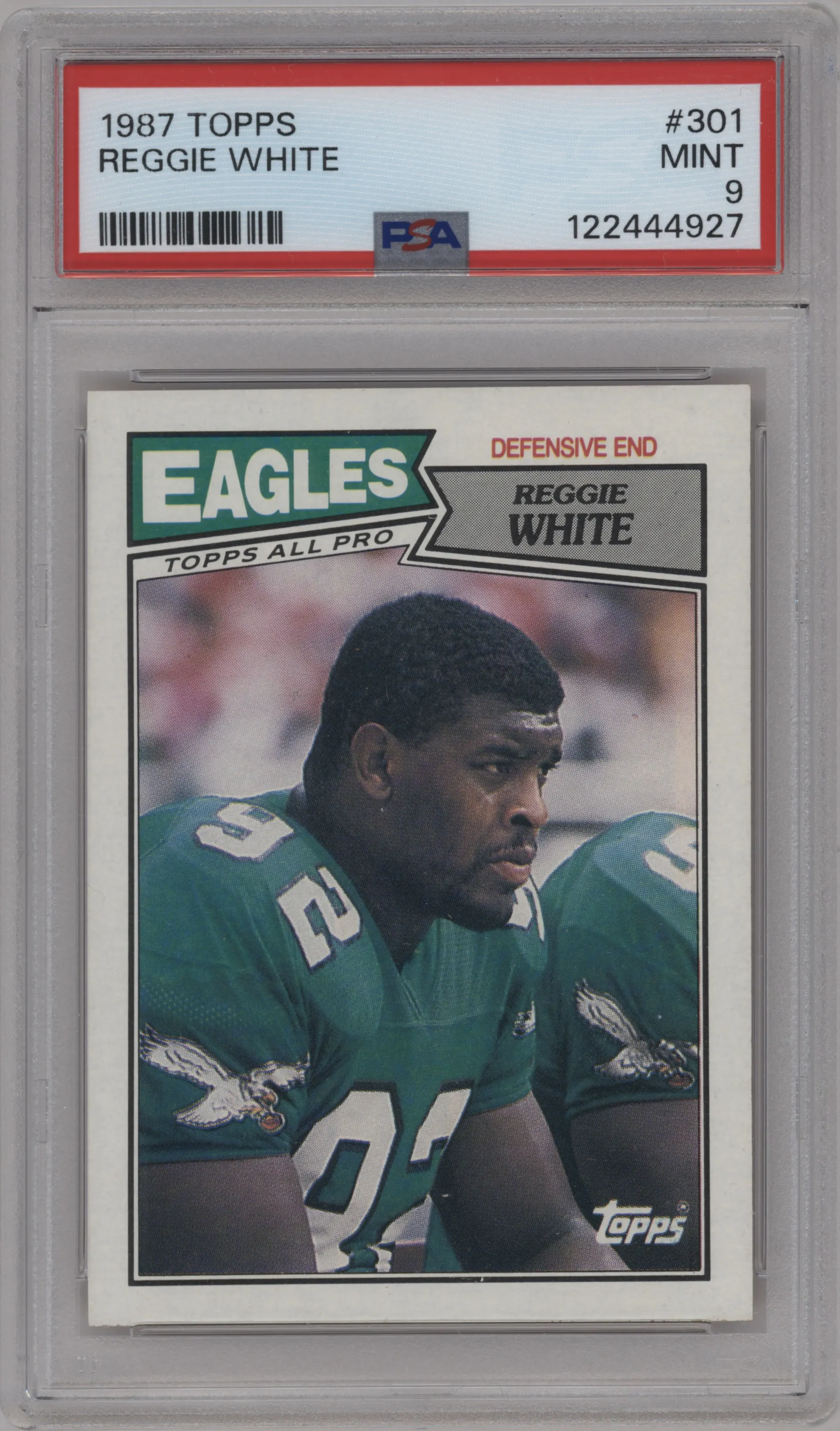 1987 Topps Reggie White PSA 9
