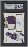 Stefon Diggs from the 2017 Panini Flawless set graded by SGC and given an overall grade of 9.5.