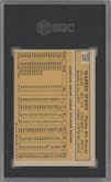Warren Spahn from the 1963 Topps set graded by SGC and given an overall grade of 4.