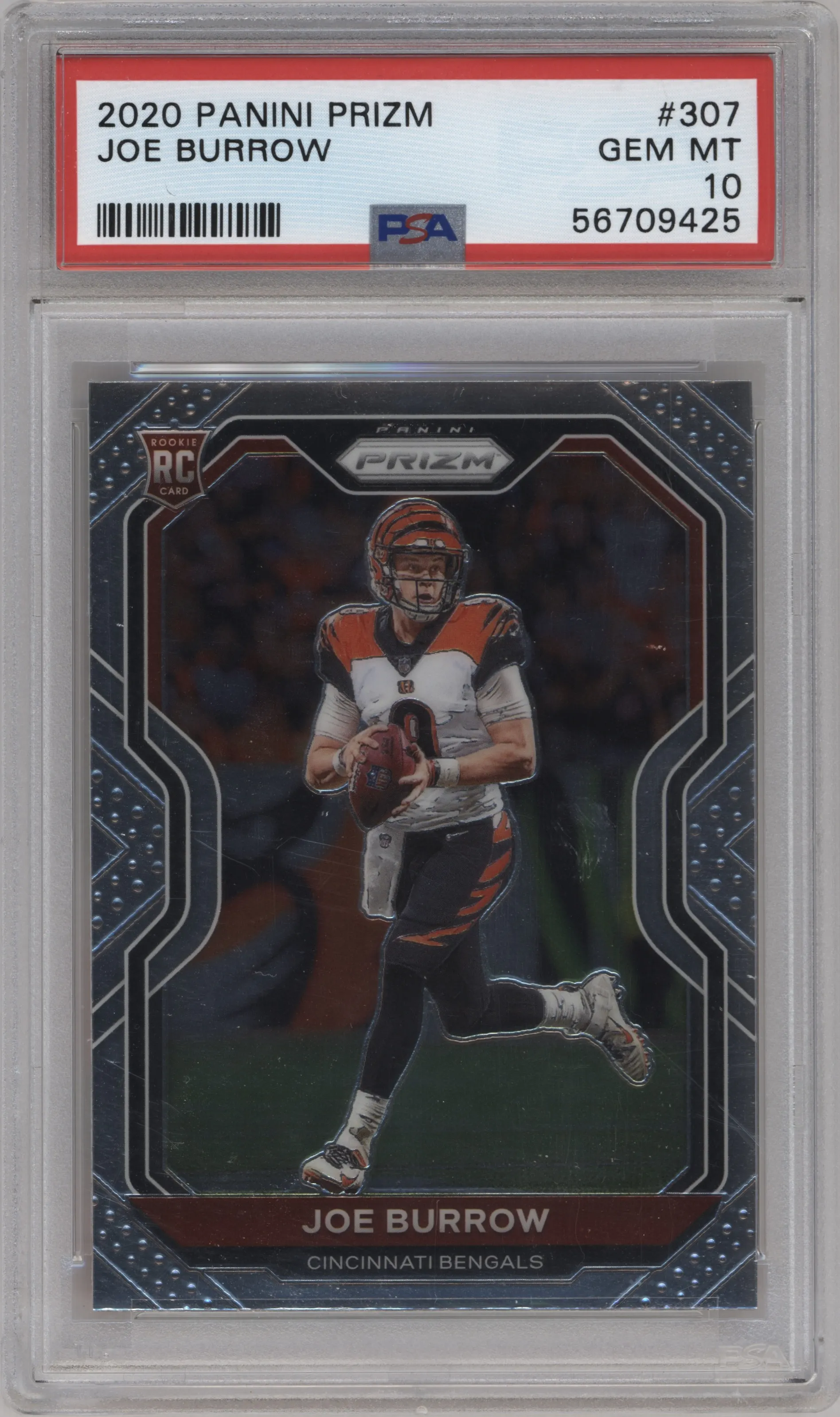 2020 Panini Prizm Joe Burrow PSA 10