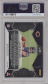 Caleb Williams from the 2024 Panini Mosaic set featuring a Green Mosaic parallel graded by PSA and given an overall grade of 10.
