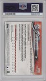 Juan Soto from the 2018 Topps Update set graded by PSA and given an overall grade of 10.