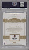 Damian Lillard from the 2017-18 Panini Flawless set graded by PSA and given an overall grade of 10.
