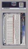Mike Trout from the 2016 Topps Chrome set graded by PSA and given an overall grade of 10.