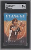 Stephon Castle from the 2024-25 Panini Origins set featuring a Turquoise parallel graded by SGC and given an overall grade of 9.