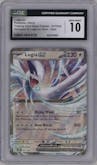 Lugia ex from the 2023 Pokemon CLV set graded by CSG and given an overall grade of 10.
