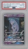 Mewtwo GX from the 2017 Pokemon S&M JPN  set graded by PSA and given an overall grade of 10.