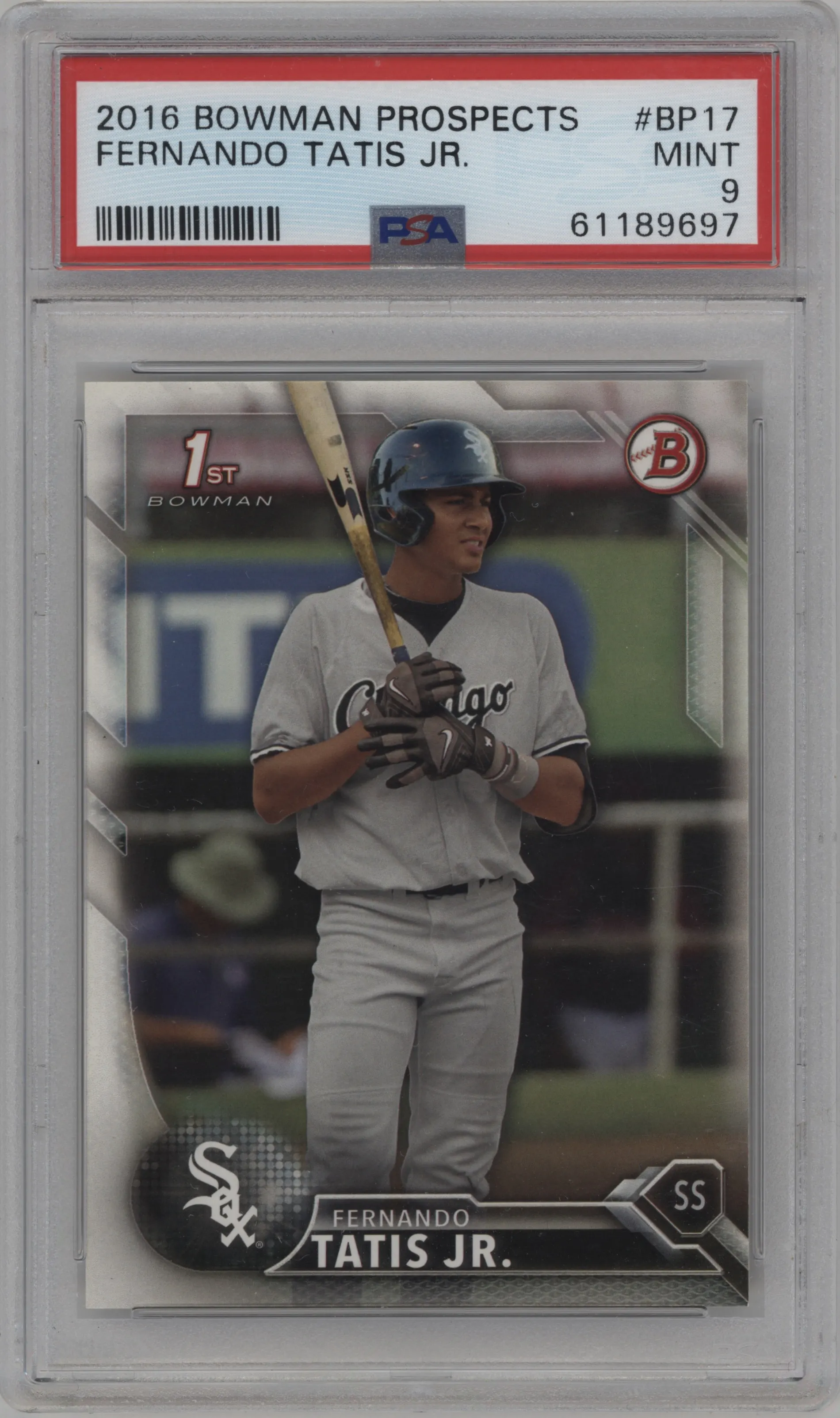 2016 Bowman Prospect Fernando Tatis Jr. PSA 9
