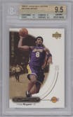 Kobe Bryant from the 2000-01 Upper Deck Ovation set graded by Beckett and given an overall grade of 9.5.