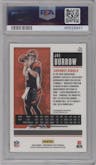 Joe Burrow from the 2020 Panini Contenders Optic set graded by PSA and given an overall grade of 10.