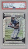 Derrick Henry from the 2016 Panini Prizm set featuring a Blue Wave parallel graded by PSA and given an overall grade of 10.